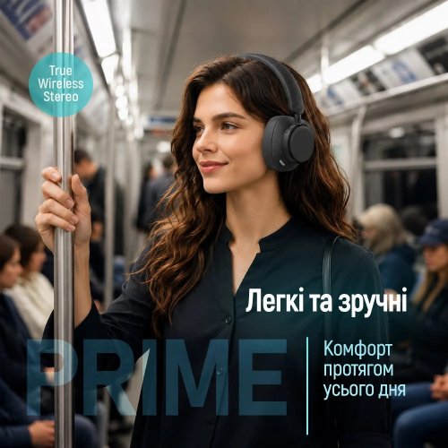 Навушники ColorWay PRIME (CW-HBT01BK) Black купити в Україні | Telemart фото