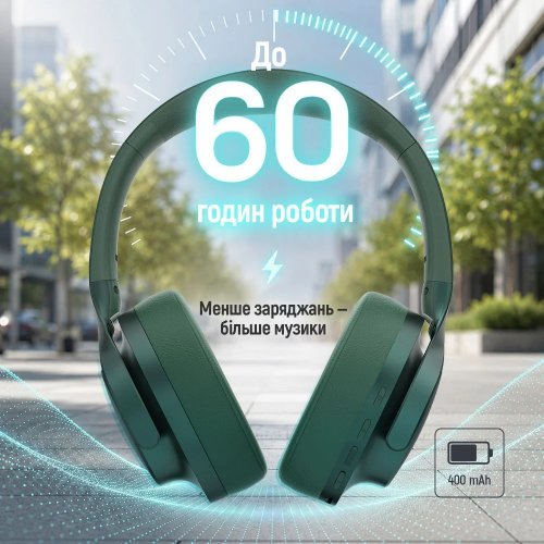 Наушники ColorWay AERO ANC (CW-HBT02G) Green купить в Украине | Telemart фото