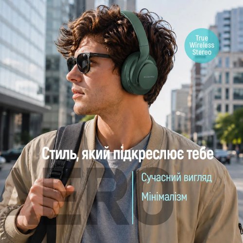Наушники ColorWay AERO ANC (CW-HBT02G) Green купить в Украине | Telemart фото