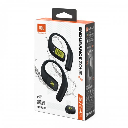 Навушники JBL Endurance Zone (JBLENDUZONEBLKL) Black/Lime купити в Україні | Telemart фото