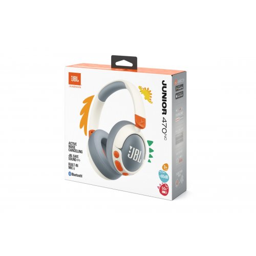 Наушники JBL Junior 470NC (JBLJR470NCWHT) White купить в Украине | Telemart фото