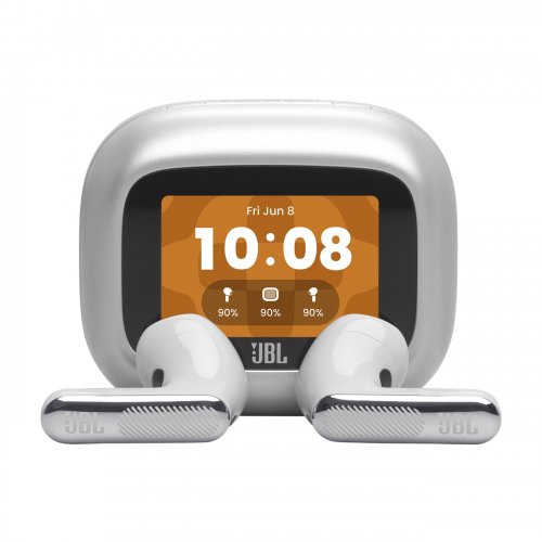 Наушники JBL Live Flex 4 (JBLLIVEFLEX4SIL) Silver купить в Украине | Telemart фото