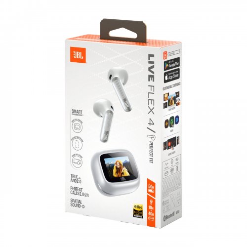 Наушники JBL Live Flex 4 (JBLLIVEFLEX4SIL) Silver купить в Украине | Telemart фото