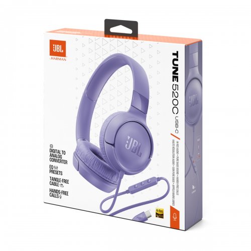 Наушники JBL Tune 520C (JBLT520CPUR) Purple купить в Украине | Telemart фото