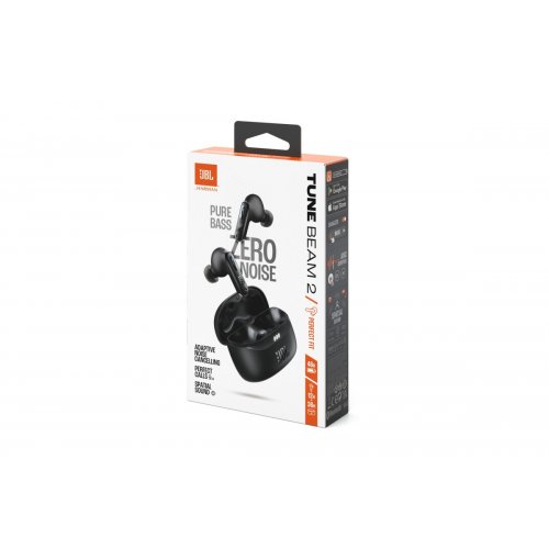 Навушники JBL Tune Beam 2 (JBLTBEAM2BLK) Black купити в Україні | Telemart фото