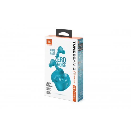 Навушники JBL Tune Beam 2 (JBLTBEAM2TQE) Turquoise купити в Україні | Telemart фото