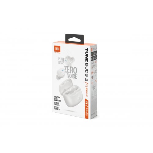 Навушники JBL Tune Buds 2 (JBLTBUDS2WHT) White купити в Україні | Telemart фото
