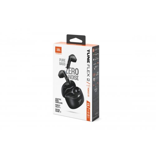 Наушники JBL Tune Flex 2 (JBLTFLEX2BLK) Black купить в Украине | Telemart фото