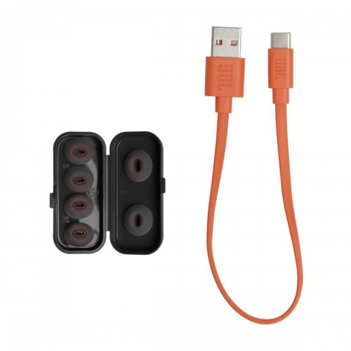 Навушники JBL Tune Flex 2 Ghost Edition (JBLTFLEX2GBLK) Black купити в Україні | Telemart фото