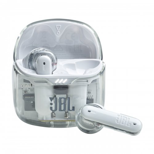 Навушники JBL Tune Flex 2 Ghost Edition (JBLTFLEX2GWHT) White купити в Україні | Telemart фото