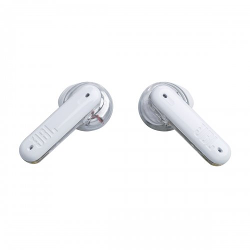 Навушники JBL Tune Flex 2 Ghost Edition (JBLTFLEX2GWHT) White купити в Україні | Telemart фото