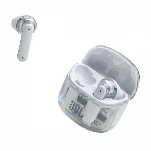 Навушники JBL Tune Flex 2 Ghost Edition (JBLTFLEX2GWHT) White купити в Україні | Telemart фото