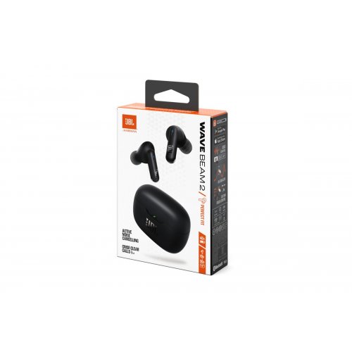 Навушники JBL Wave Beam 2 (JBLWBEAM2BLK) Black купити в Україні | Telemart фото