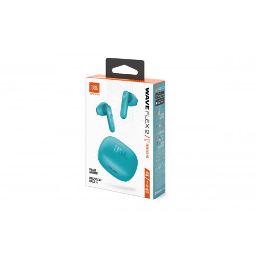 Наушники JBL Wave Flex 2 (JBLWFLEX2BLU) Blue купить в Украине | Telemart фото