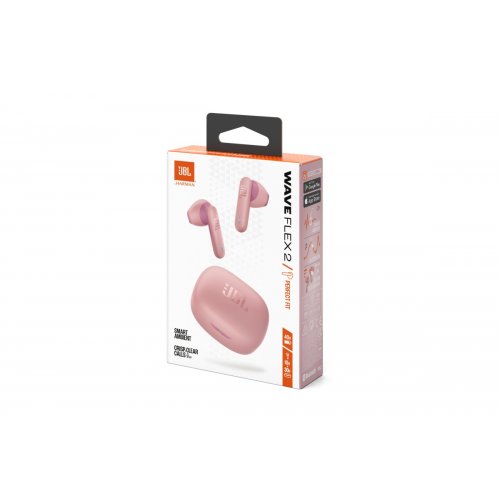 Наушники JBL Wave Flex 2 (JBLWFLEX2PIK) Pink купить в Украине | Telemart фото