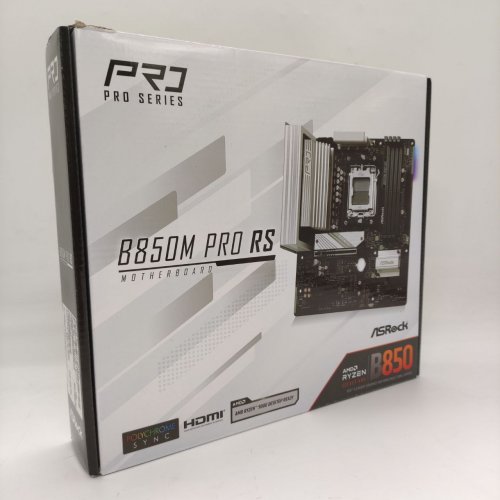 Материнська плата AsRock B850M Pro RS (sAM5, AMD B850) (Відновлено продавцем, 906145) купити в Україні | Telemart фото