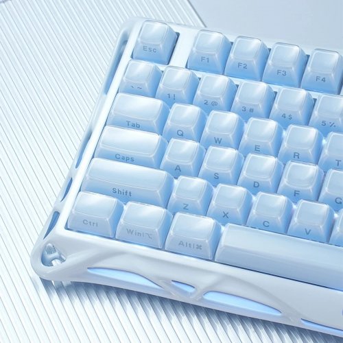 Клавиатура GravaStar Mercury K1 RGB GravaStar x Kailh Cheery Pink (GSK1_BLU) Ice Blue купить в Украине | Telemart фото