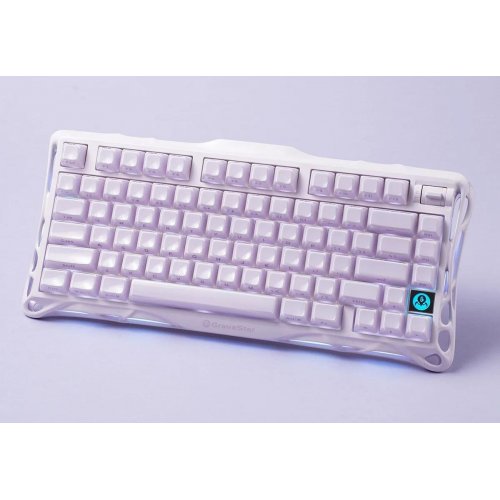 Клавиатура GravaStar Mercury K1 RGB GravaStar x Kailh Cheery Pink (GSK1_PL) Lavender Purple купить в Украине | Telemart фото