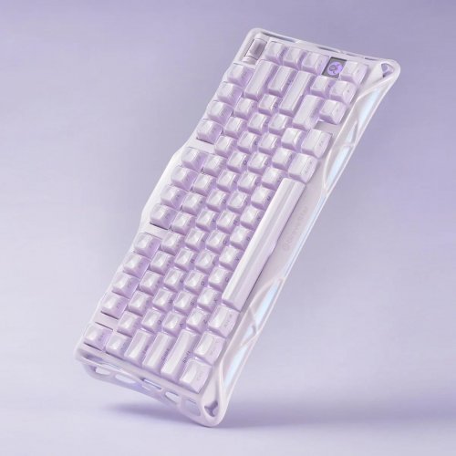 Клавиатура GravaStar Mercury K1 RGB GravaStar x Kailh Cheery Pink (GSK1_PL) Lavender Purple купить в Украине | Telemart фото