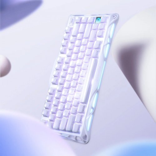 Клавиатура GravaStar Mercury K1 RGB GravaStar x Kailh Cheery Pink (GSK1_PL) Lavender Purple купить в Украине | Telemart фото
