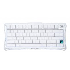Клавиатура GravaStar Mercury K1 RGB GravaStar x Kailh Cheery Pink (GSK1_WHT) Opaline White