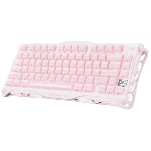 Клавиатура GravaStar Mercury K1 RGB GravaStar x Kailh Cheery Pink (GSK1_P_PNK) Sakura Pink купить в Украине | Telemart фото