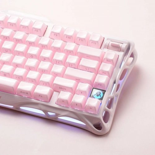 Клавиатура GravaStar Mercury K1 RGB GravaStar x Kailh Cheery Pink (GSK1_P_PNK) Sakura Pink купить в Украине | Telemart фото