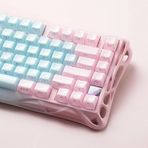 Клавиатура GravaStar Mercury K1 Lite RGB GravaStar x BSUN Grey Wireless (GSK1LITE_PM_MINT) Aurora Mist купить в Украине | Telemart фото