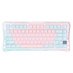 Клавиатура GravaStar Mercury K1 Lite RGB GravaStar x BSUN Grey Wireless (GSK1LITE_PM_PNK) Lumen Rose