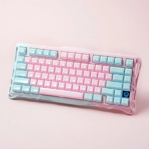 Клавиатура GravaStar Mercury K1 Lite RGB GravaStar x BSUN Grey Wireless (GSK1LITE_PM_PNK) Lumen Rose купить в Украине | Telemart фото