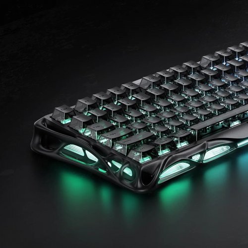 Клавиатура GravaStar Mercury V75 RGB Magnetic Jade Pro (GSV75_XTAL_BLK) Stealth Black купить в Украине | Telemart фото
