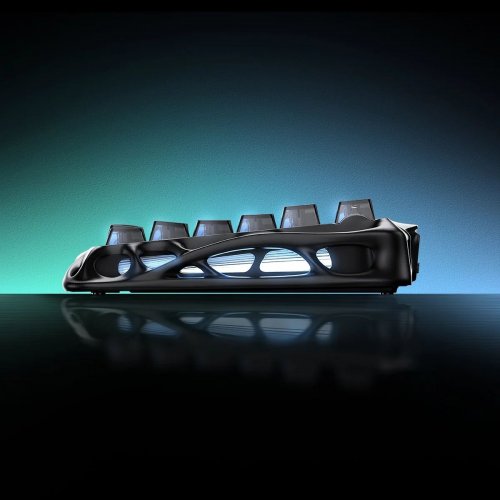Клавиатура GravaStar Mercury V75 RGB Magnetic Jade Pro (GSV75_XTAL_BLK) Stealth Black купить в Украине | Telemart фото