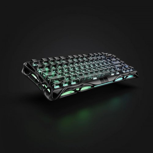 Клавиатура GravaStar Mercury V75 RGB Magnetic Jade Pro (GSV75_XTAL_BLK) Stealth Black купить в Украине | Telemart фото