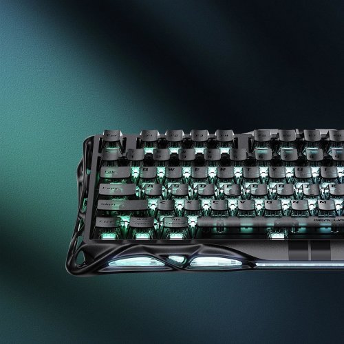 Клавиатура GravaStar Mercury V75 RGB Magnetic Jade Pro (GSV75_XTAL_BLK) Stealth Black купить в Украине | Telemart фото