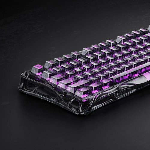 Клавиатура GravaStar Mercury V75 Lite RGB GravaStar Blackcore (GSV75LITE_XTAL_BLK) Transparent Black купить в Украине | Telemart фото