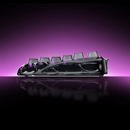 Клавиатура GravaStar Mercury V75 Lite RGB GravaStar Blackcore (GSV75LITE_XTAL_BLK) Transparent Black купить в Украине | Telemart фото