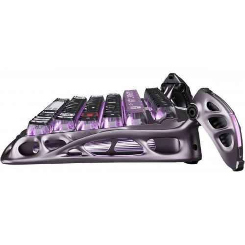 Клавіатура GravaStar Mercury V75 Pro RGB Magnetic Jade Gaming (GSV75PRO_PL) Iron Purple купити в Україні | Telemart фото