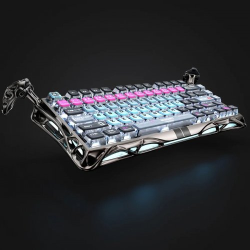 Клавиатура GravaStar Mercury V75 Pro RGB Magnetic Jade Gaming (GSV75PRO_U_RM_EGRY) Cyberpunk купить в Украине | Telemart фото