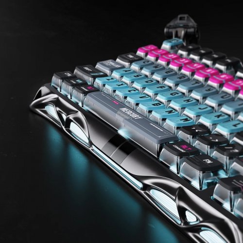 Клавиатура GravaStar Mercury V75 Pro RGB Magnetic Jade Gaming (GSV75PRO_U_RM_EGRY) Cyberpunk купить в Украине | Telemart фото