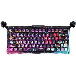 Клавиатура GravaStar Mercury V75 Pro RGB Magnetic Jade Gaming (GSV75PRO_U_CG_BLK) Neon Graffiti