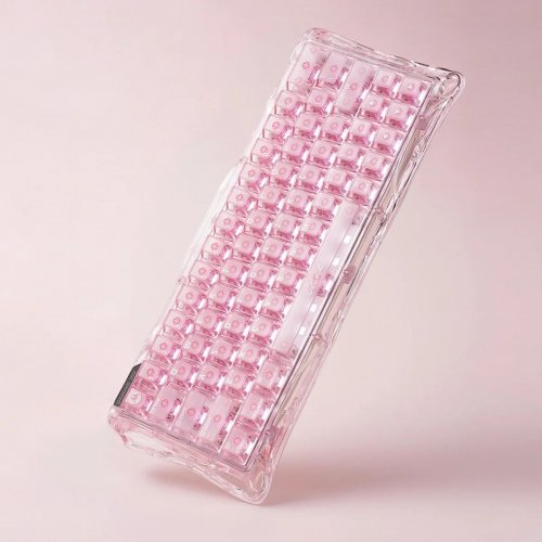 Клавиатура GravaStar Mercury V60 RGB UFO Magnetic Gaming (GSV60_XTAL_PNK) Crystal Rose купить в Украине | Telemart фото