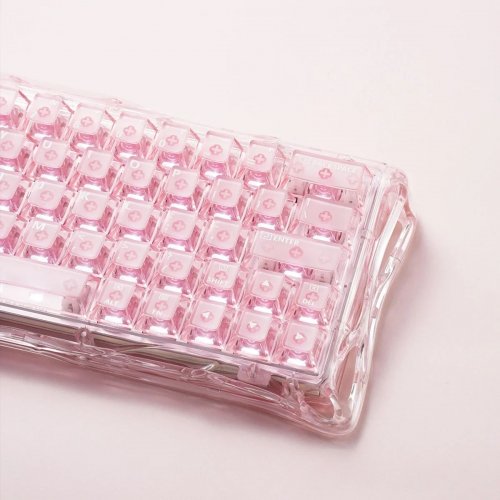 Клавиатура GravaStar Mercury V60 RGB UFO Magnetic Gaming (GSV60_XTAL_PNK) Crystal Rose купить в Украине | Telemart фото