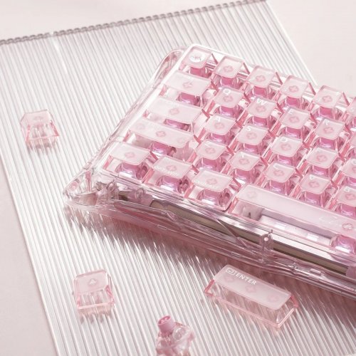 Клавиатура GravaStar Mercury V60 RGB UFO Magnetic Gaming (GSV60_XTAL_PNK) Crystal Rose купить в Украине | Telemart фото