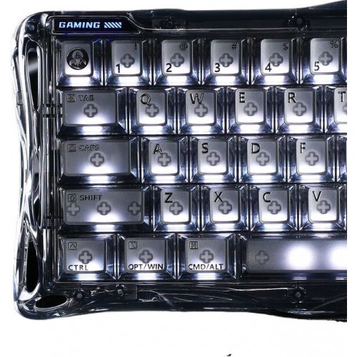 Клавіатура GravaStar Mercury V60 RGB UFO Magnetic Gaming (GSV60_XTAL_NBK) Onyx Crystal купити в Україні | Telemart фото