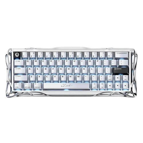 Клавиатура GravaStar Mercury V60 Pro RGB UFO Magnetic Gaming (GSV60PRO_XTAL_SLV) Chrome Silver купить в Украине | Telemart фото