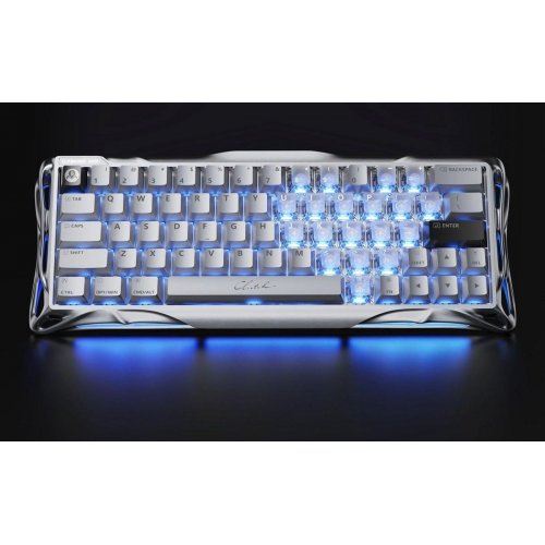 Клавиатура GravaStar Mercury V60 Pro RGB UFO Magnetic Gaming (GSV60PRO_XTAL_SLV) Chrome Silver купить в Украине | Telemart фото
