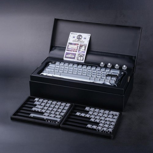 Клавиатура GravaStar Mercury V60 Pro RGB UFO Magnetic Gaming (GSV60PRO_XTAL_SLV) Chrome Silver купить в Украине | Telemart фото