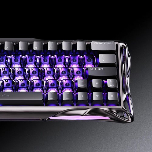Клавиатура GravaStar Mercury V60 Pro RGB UFO Magnetic Gaming (GSV60PRO_XTAL_BLK) GunMetal купить в Украине | Telemart фото