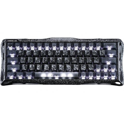 Клавиатура GravaStar Mercury V60 Pro RGB UFO Magnetic Gaming (GSV60PRO_CF_BLK) Cyber Frost Black купить в Украине | Telemart фото