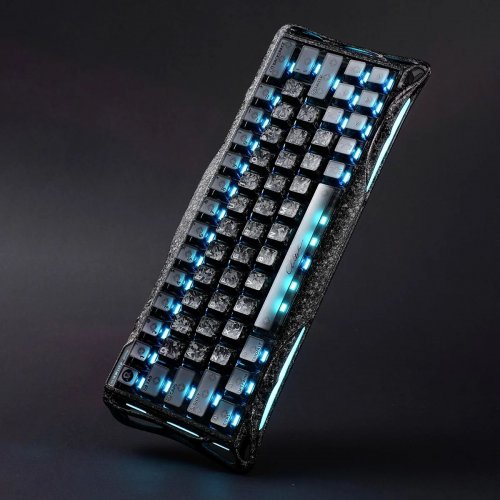 Клавиатура GravaStar Mercury V60 Pro RGB UFO Magnetic Gaming (GSV60PRO_CF_BLK) Cyber Frost Black купить в Украине | Telemart фото